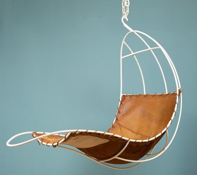 Lot 449 A 1960s Rupert Oliver Leaf hanging chair