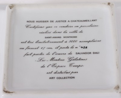 Lot 140 - A Salvador Dali art collection porcelain...