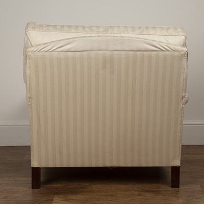 Lot 12 - Howard style armchair Contemporary, with white...