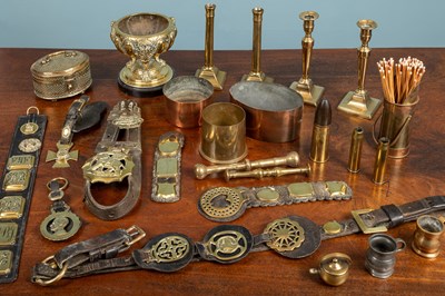 Lot 247 - A quantity of metalware consisting of two...