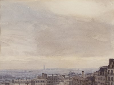 Lot 553 - John Newberry (b. 1934) View of Paris from the...