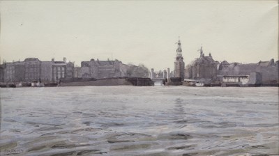 Lot 557 - John Newberry (b. 1934) Prins Hendrikkade,...