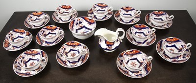 Lot 304 - Porcelain lustre and cobalt blue tea set...