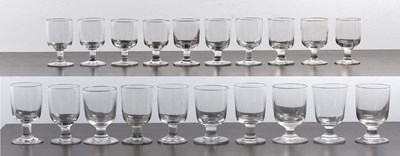 Lot 358 - Collection of twenty handblown drinking...