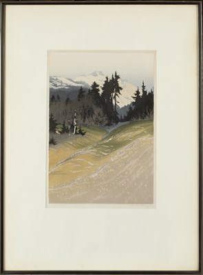 Lot 415 - Oscar Droege (1898-1982) Spring in the Tyrol...