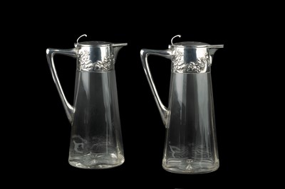 Lot 746 - A pair of early 20th century German silver...