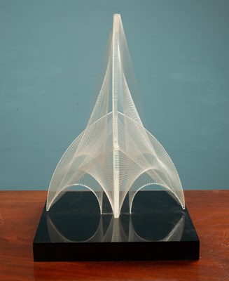 Lot 459 - Frederick George Hughes (b.1924-d.2004), Perdix, perspex and nylon wire sculpture