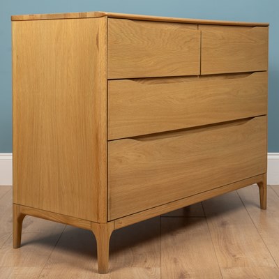 Lot 251 - Ercol Rimini chest of drawers, two small, two...