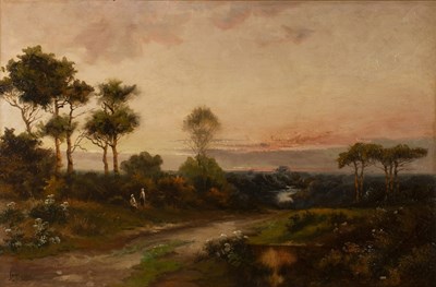 Lot 191 - Jack M. Ducker (act. 1910-1930) Landscape with...