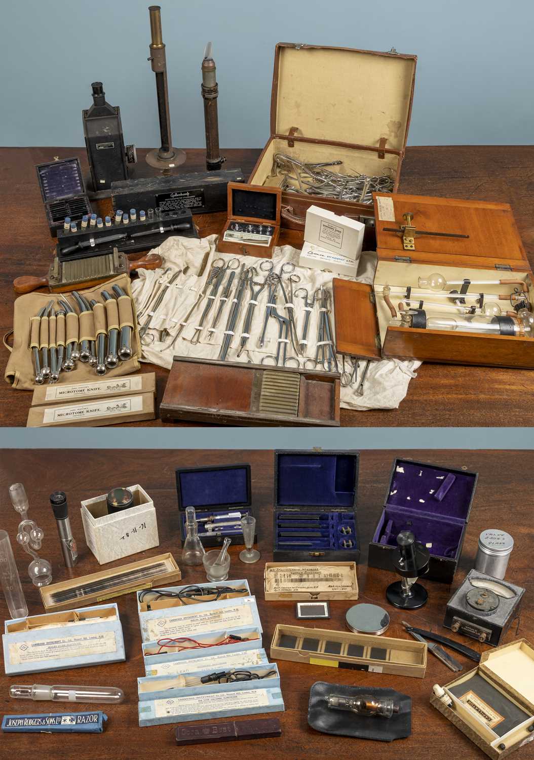 Lot 180 - A group of scientific and medical instruments...