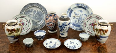 Lot 445 - Group of pieces Chinese and Japanese,...