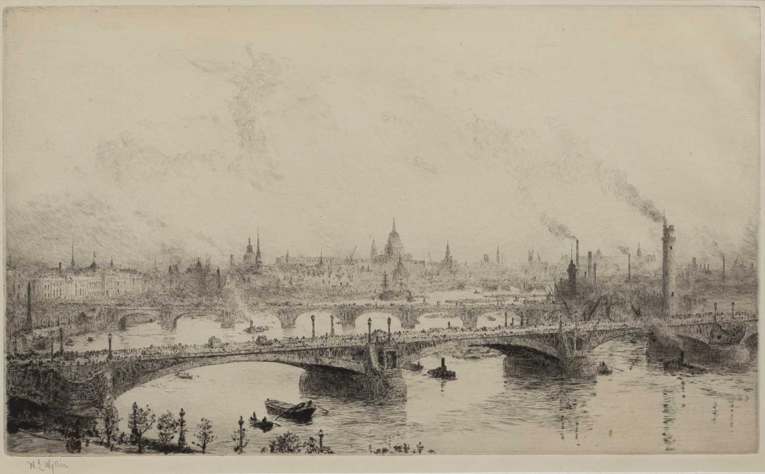 Lot 24 - William Lionel Wyllie (1851-1931) St Paul's...
