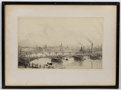 Lot 24 - William Lionel Wyllie (1851-1931) St Paul's...