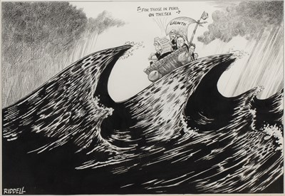 Lot 414 - Chris Riddell (b.1962) 'For those in peril on...