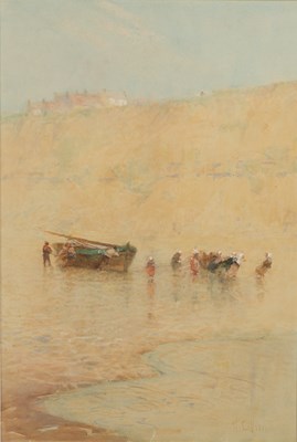 Lot 422 - Hector Caffieri (1847-1932) 'Boulogne with...