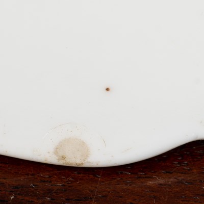 Lot 43 - A porcelain hand painted plate decorated with...