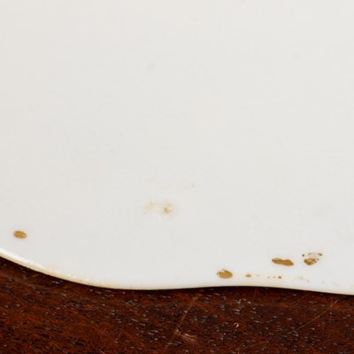 Lot 43 - A porcelain hand painted plate decorated with...