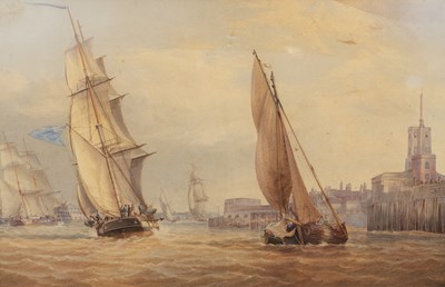 Lot 196 - William Joy (1803-1867) Shipping at the...