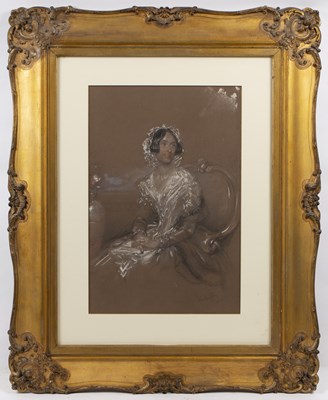 Lot 179 - John Hayter (1800-c.1891) Portrait of Mrs...