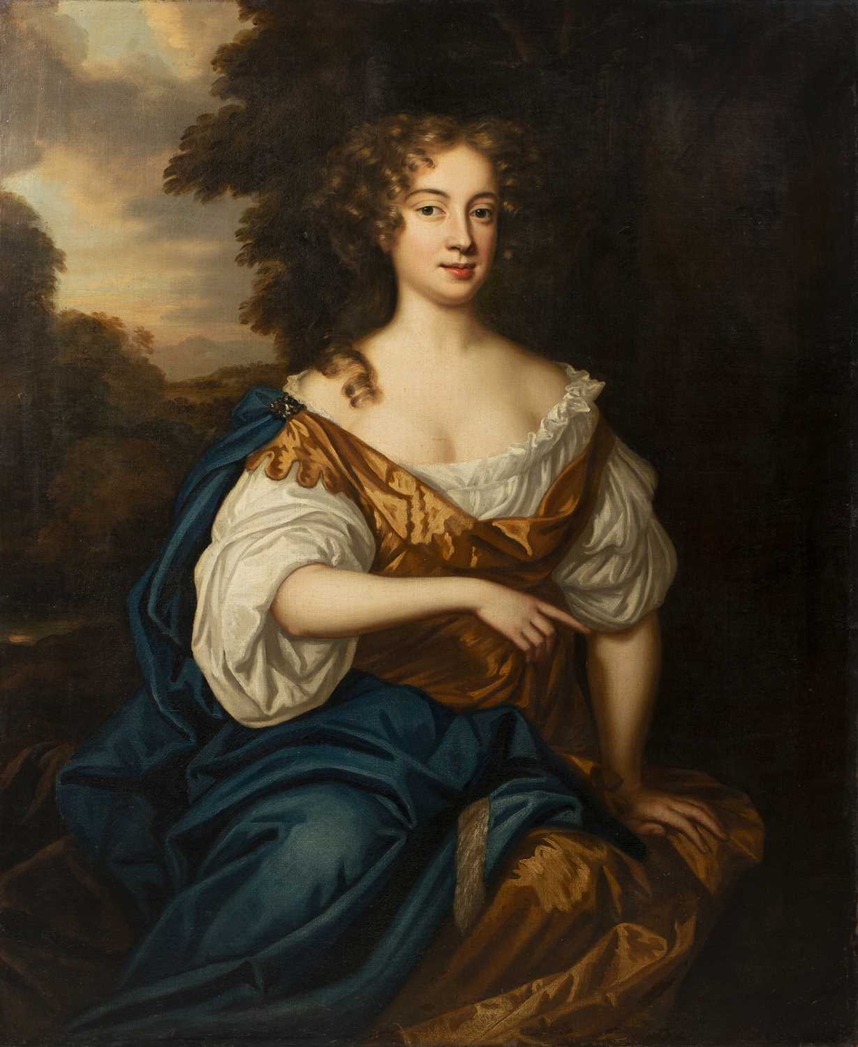 Lot 186 - Circle of Mary Beale (1632-1697/99) Portrait...