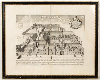 Lot 47 - David Loggan (1634-1692) Balliol College,...