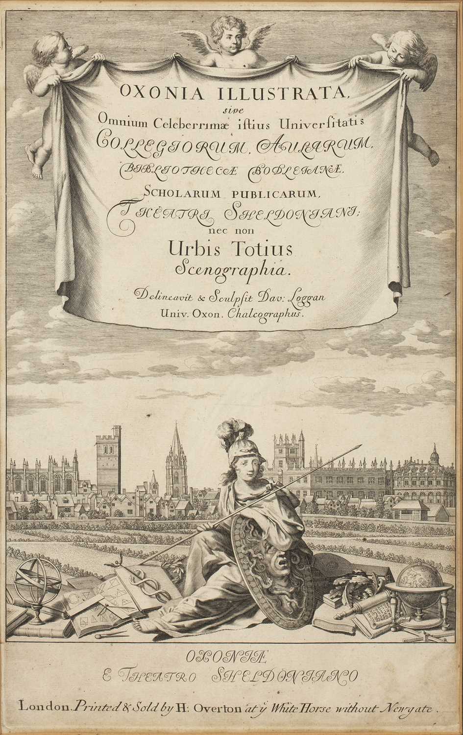 Lot 48 - David Loggan (1634-1692) 'Oxonia Illustrata',...