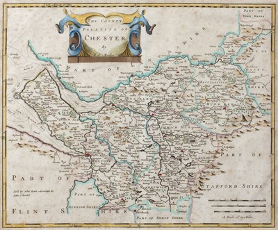 Lot 49 - Robert Morden (1650-1703) 'The County Palatine...