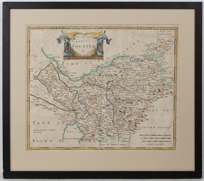 Lot 49 - Robert Morden (1650-1703) 'The County Palatine...