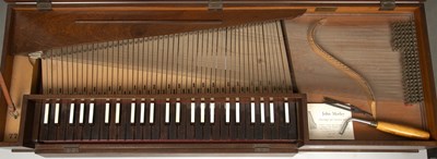 Lot 132 - A John Morley clavichord, in mahogany case on...