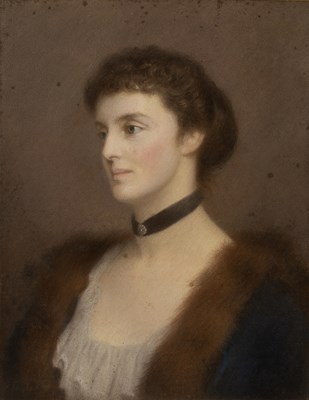 Lot 511 - Edward Taylor (1828-1906) Portrait of Ashley...