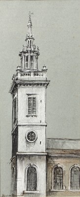 Lot 515 - Hermione Hammond (1910-2005) Church tower of...