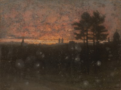 Lot 522 - Circle of Albert Goodwin (1845-1932) Landscape...