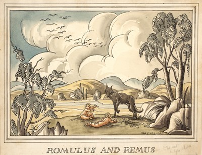 Lot 476 - Mary Adshead (1904-1995) 'Romulus and Remus',...