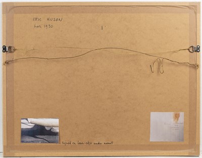 Lot 480 - Eric Huson (b.1930) Landscape with tree,...