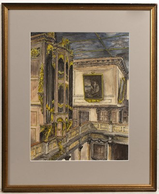 Lot 482 - Revel Coles (20th/21st century) Interior of...