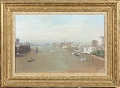 Lot 357 - Clive Madgwick (1934-2005) The Thames from...