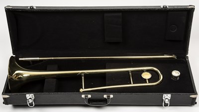 Lot 143 - A modern trombone, cased