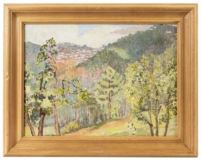 Lot 264 - Anthony Baynes (20th century) 'Maxos', oil on...