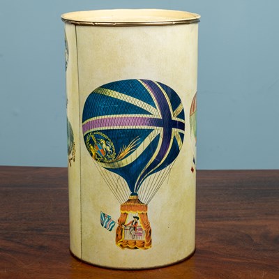 Lot 55 - A Fornasetti style tin, with a whimsical...