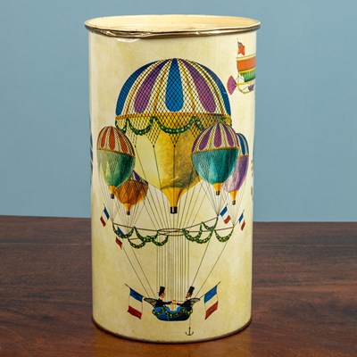 Lot 55 - A Fornasetti style tin, with a whimsical...