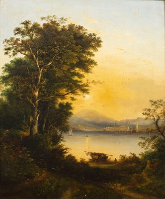 Lot 541 - William Henry Crome (1806-1873) An estuary...