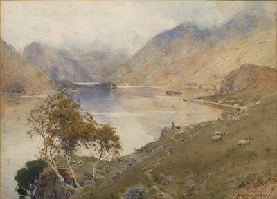 Lot 542 - Alfred Heaton Cooper (1864-1929) A lakeside...