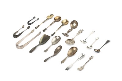 Lot 553 - A Danish silver caddy spoon by Georg Jensen,...