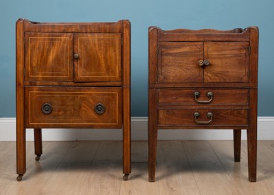 Lot 507 - A pair of similar 19th century bedside tables