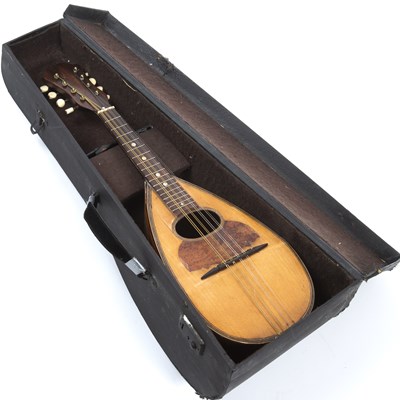 Lot 148 - An Italian mandolin with rosewood back, the...