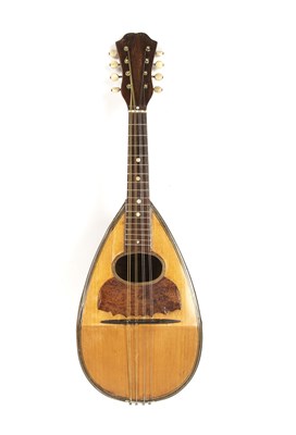 Lot 148 - An Italian mandolin with rosewood back, the...