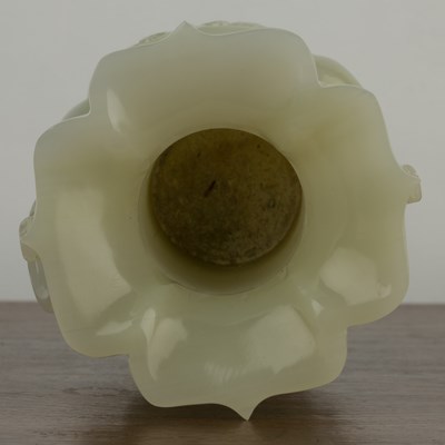 Lot 236 - Jade two handled vase Chinese, mid-20th...