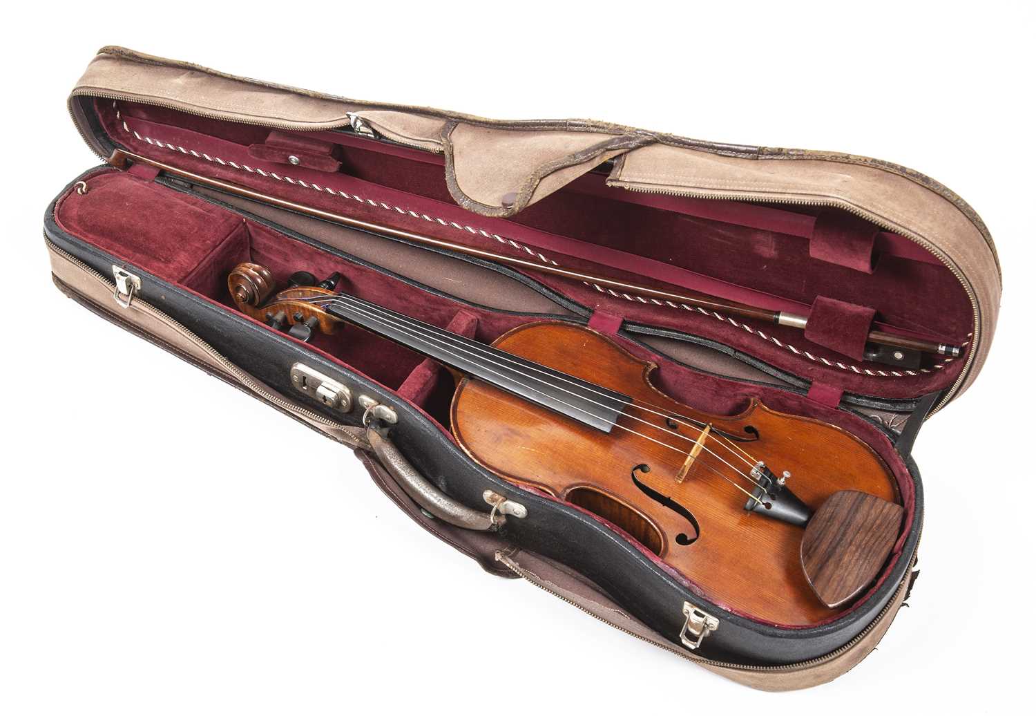 Lot 167 - A French violin, Colin workshop labelled...