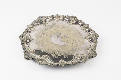 Lot 782 - A Victorian silver plated chafing or bacon...