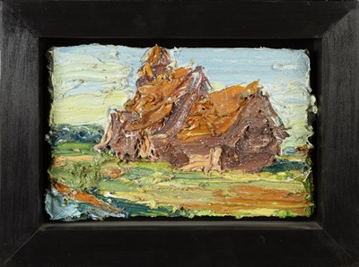 Lot 432 - George Rowlett (b.1941) Fairfield Church from...
